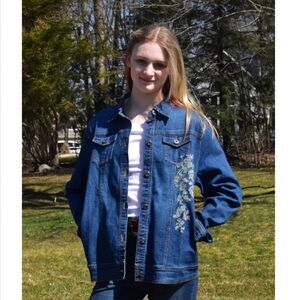 Montana Co. Casually Cool oversuzed Denim Jacket 3 XL